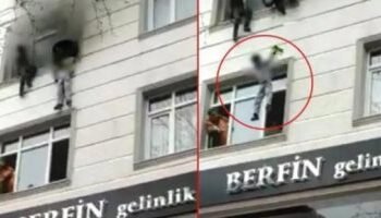 أم تلقي أبنائها الأربعة من الطابق الثالث في اسطنبول.. شاهد السبب