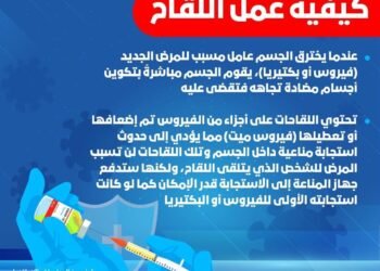 شاهد طريقة عمل لقاح كورونا في الجسم بعد التطعيم