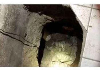 مواطنين في حلوان يحفرون نفق اسفل المنزل لسرقة البترول