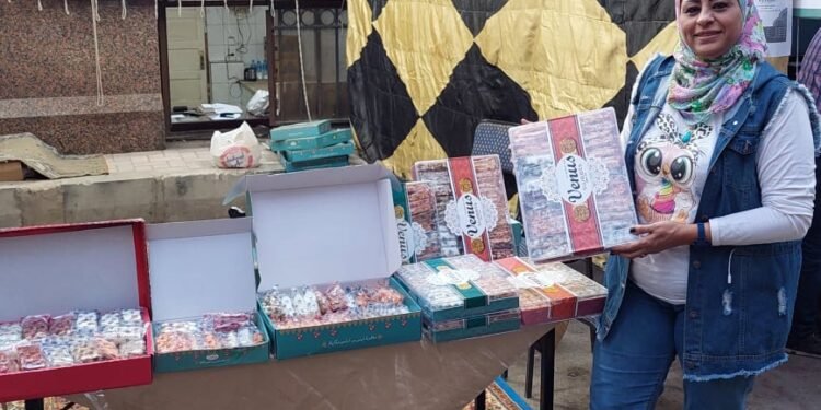 بالصور: منفذ لبيع حلاوة المولد برعاية شركة السكر والصناعات التكاملية