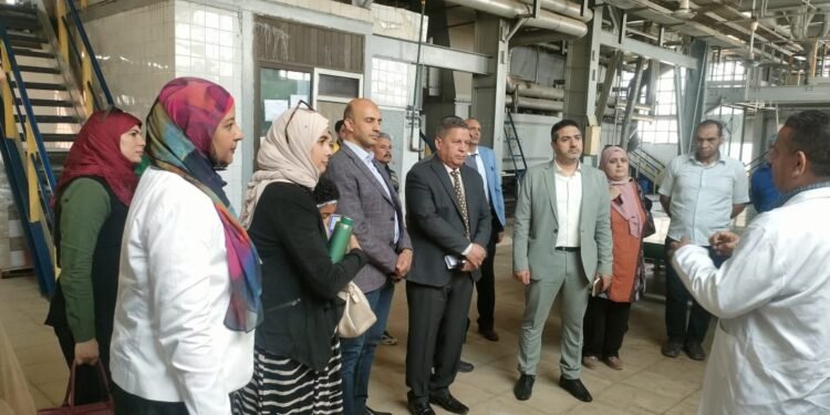 شركة السكر والصناعات التكاملية تستقبل وفد من جامعة حلوان لتبادل الخبرات