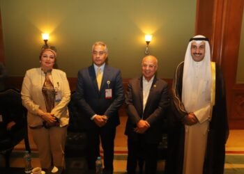 النائب خالد عيش علي هامش مشاركتة بمؤتمر منظمة العمل العربية