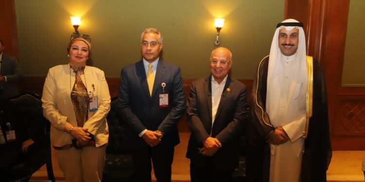 النائب خالد عيش علي هامش مشاركتة بمؤتمر منظمة العمل العربية
