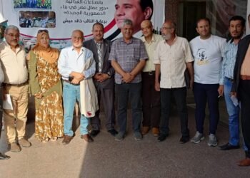 مجلس إدارة النقابة العامة برئاسة النائب خالد عيش يلتقي المشاركين بالدورة التثقيفية