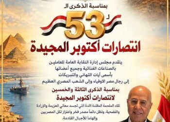 النائب خالد عيش: انتصارات أكتوبر تجسد قيمة الإعداد والتخطيط والإرادة.. وذكرى العبور رسالة وفاء لتضحيات أبطال مصر